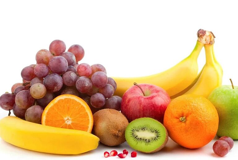 Fresh fruits that form the basis of the diet during gout outbreaks