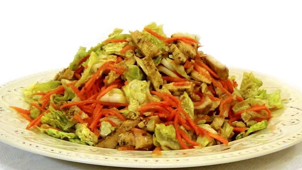 In the final phase of the Stabilization of the Dukan diet, you can treat yourself to chicken salad